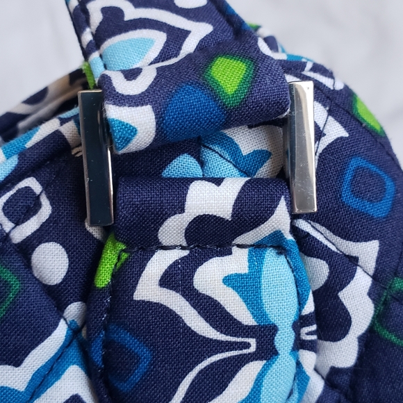 NWT Vera Bradley Emily Satchel in Ink Blue - Picture 6 of 7